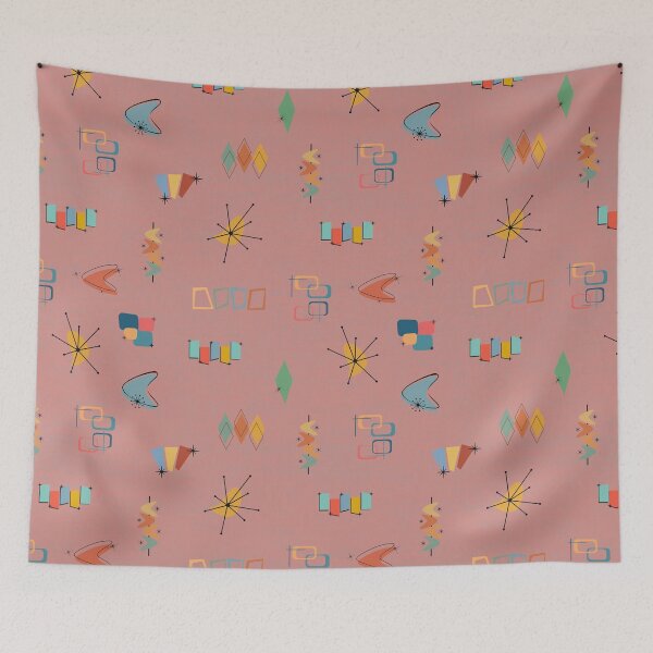 Item preview, Mid Century Modern Textured Dusty Peach designed and sold by KSimpson838.