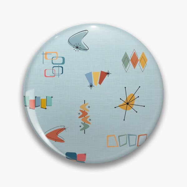 Item preview, Mid Century Modern Textured Pastel Blue designed and sold by KSimpson838.