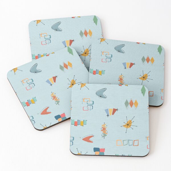 Item preview, Mid Century Modern Textured Pastel Blue designed and sold by KSimpson838.