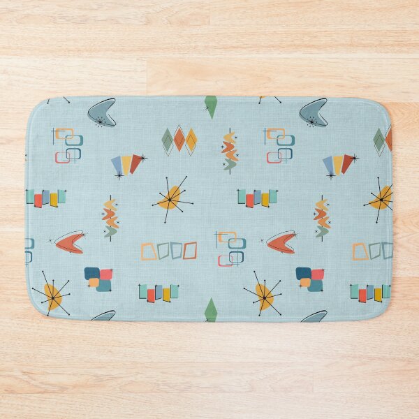 Item preview, Mid Century Modern Textured Pastel Blue designed and sold by KSimpson838.
