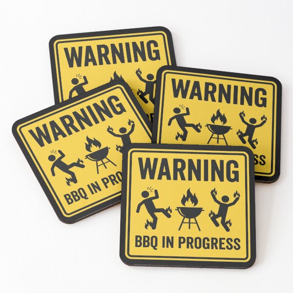 Item preview, BBQ, Funny Grilling, Warning BBQ In Progress, Backyard Cookout, Grill Master designed and sold by toongstudio.