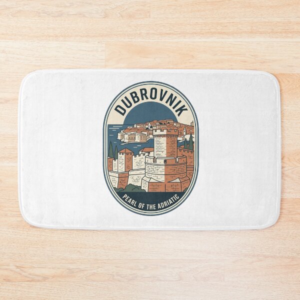 Item preview, Vintage Dubrovnik Croatia Old Town Travel Badge designed and sold by k3rstman1.