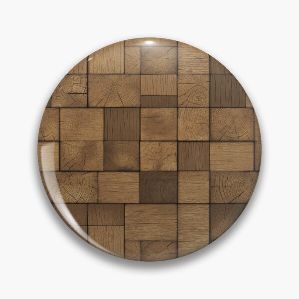 Item preview, Rustic Wood Block Pattern Natural Texture Print designed and sold by NicolasGlowArt.