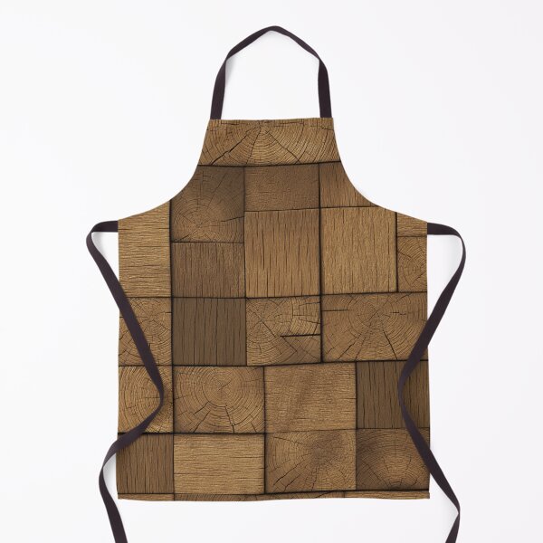 Item preview, Rustic Wood Block Pattern Natural Texture Print designed and sold by NicolasGlowArt.