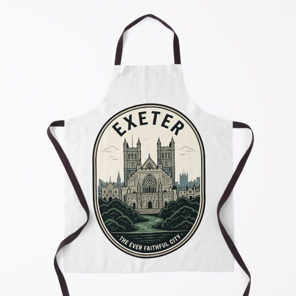 Item preview, Retro Exeter Cathedral Devon England Travel Badge designed and sold by k3rstman1.