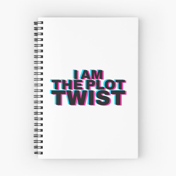 Item preview, I Am The Plot Twist Sticker | Main Character Energy Quote designed and sold by CaptainDude.
