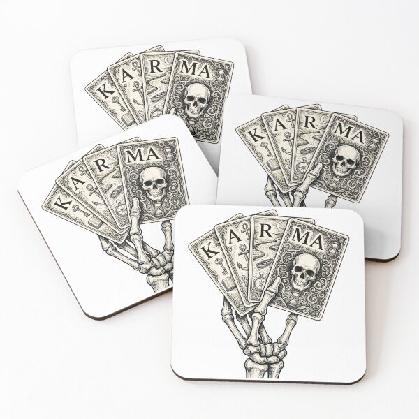 Item preview, Karma Tarot Skeleton Hand Gothic Occult Design designed and sold by Joruproyect.