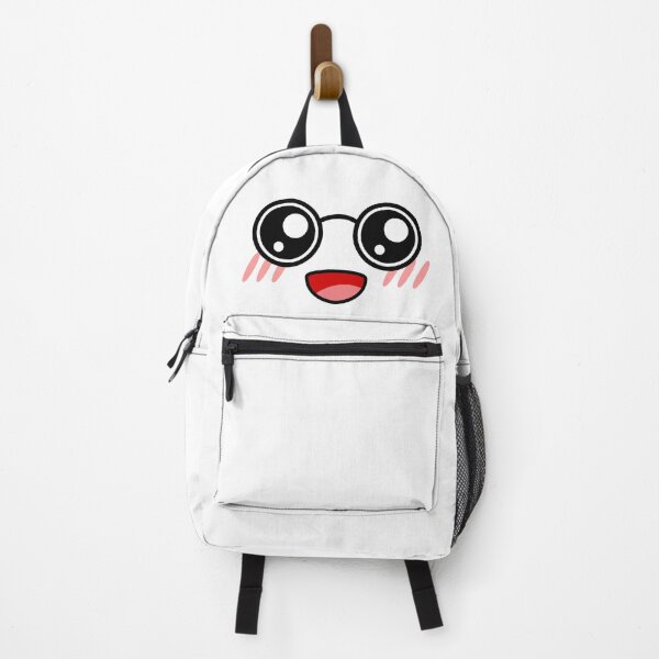 Item preview, Cute kawaii blushing laughing nerdy face designed and sold by BlushyPrint.