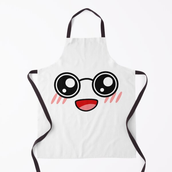 Item preview, Cute kawaii blushing laughing nerdy face designed and sold by BlushyPrint.