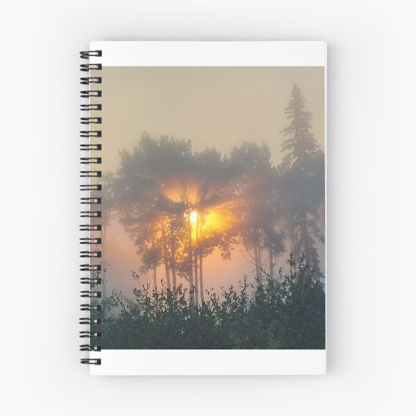 Item preview, Sunrise through the fog and the trees designed and sold by Moose & Foxy.