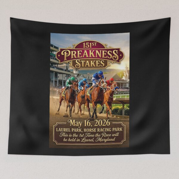Item preview, 151st PREAKNESS STAKES - Laurel Park Horse Racing designed and sold by DBM Photo Art 1.