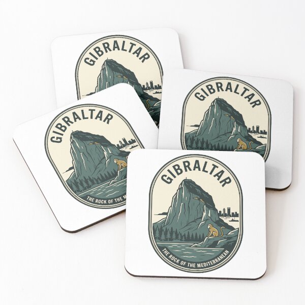 Item preview, Vintage Gibraltar Rock Mediterranean Travel Badge Monkey designed and sold by k3rstman1.