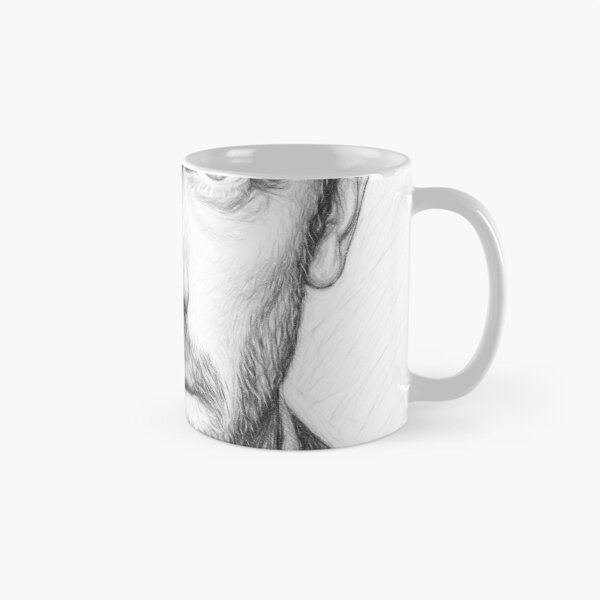 Item preview, Brooding Medical Genius Pencil Portrait | Black and White TV Inspired Sketch Art Print designed and sold by Leon Woods Pencil Art.