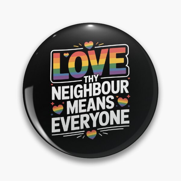 Artikelvorschau, Liebe deinen Nächsten bedeutet: Alle LGBT-Pride-Geschenke für Verbündete christlichen Glaubens. entworfen und verkauft von Say It With Ink.