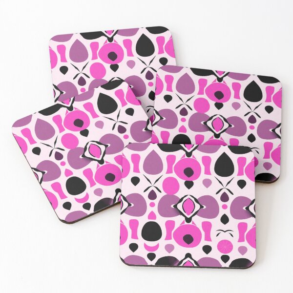 Item preview, Retro Pink Geometric Pattern | Funky Abstract Y2K Design for Stickers, Apparel & Accessories designed and sold by ellecraftyowl.