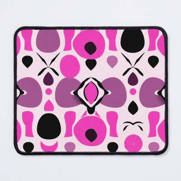 Item preview, Retro Pink Geometric Pattern | Funky Abstract Y2K Design for Stickers, Apparel & Accessories designed and sold by ellecraftyowl.