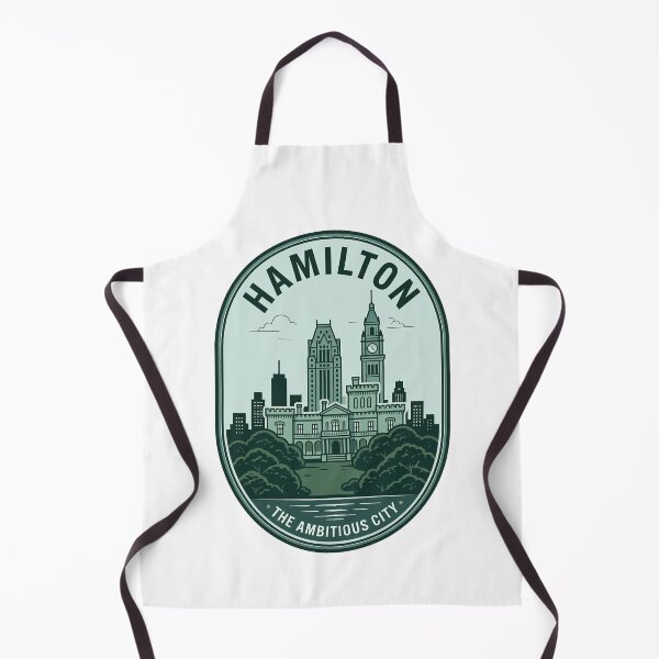 Item preview, Hamilton Ontario Ambitious City Vintage Badge Skyline designed and sold by k3rstman1.