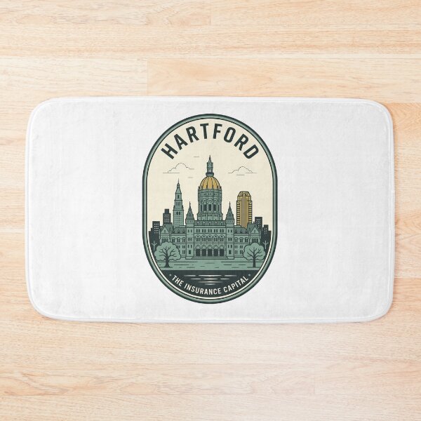 Item preview, Vintage Hartford Connecticut Skyline State Capitol Badge designed and sold by k3rstman1.