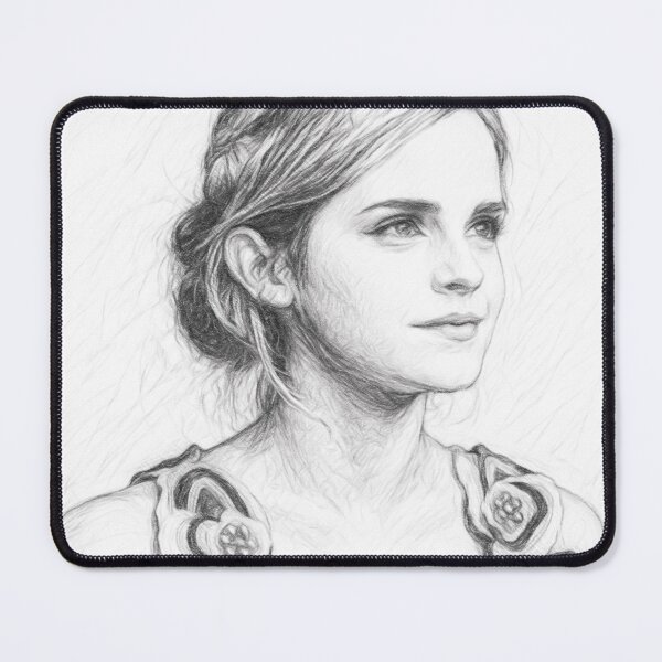 Item preview, Elegant Actress Pencil Portrait | Black and White Cinematic Sketch Artwork designed and sold by Leon Woods Pencil Art.