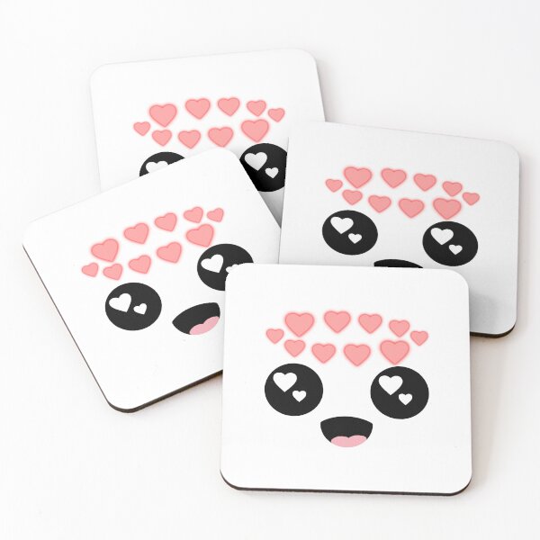 Item preview, Cute kawaii smiling in love face designed and sold by BlushyPrint.