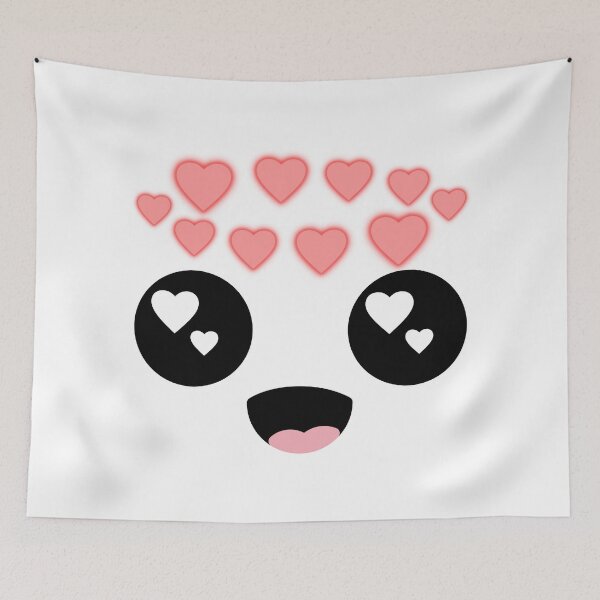 Item preview, Cute kawaii smiling in love face designed and sold by BlushyPrint.
