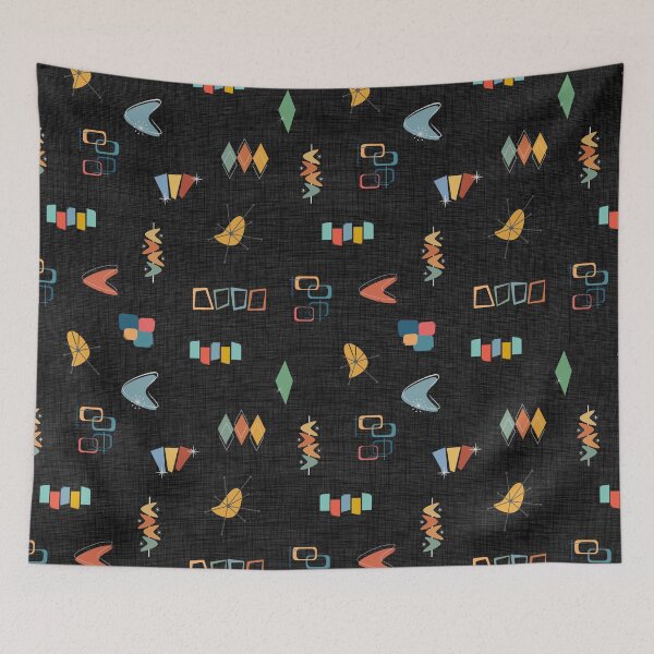 Item preview, Mid Century Modern Textured Black designed and sold by KSimpson838.