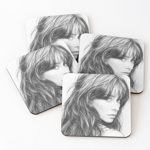 Item preview, Classic Hollywood Inspired Pencil Portrait | Black and White Actress Sketch Art designed and sold by Leon Woods Pencil Art.