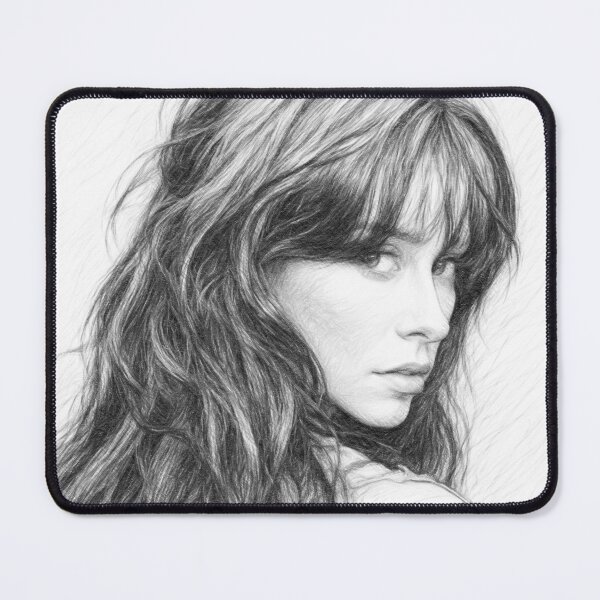 Item preview, Classic Hollywood Inspired Pencil Portrait | Black and White Actress Sketch Art designed and sold by Leon Woods Pencil Art.