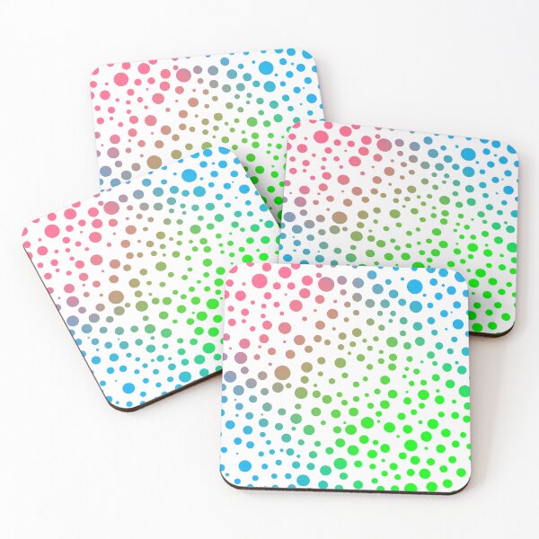 Item preview, Colorful rainbow dalmatian spots animal print designed and sold by PlanetaryArtist.