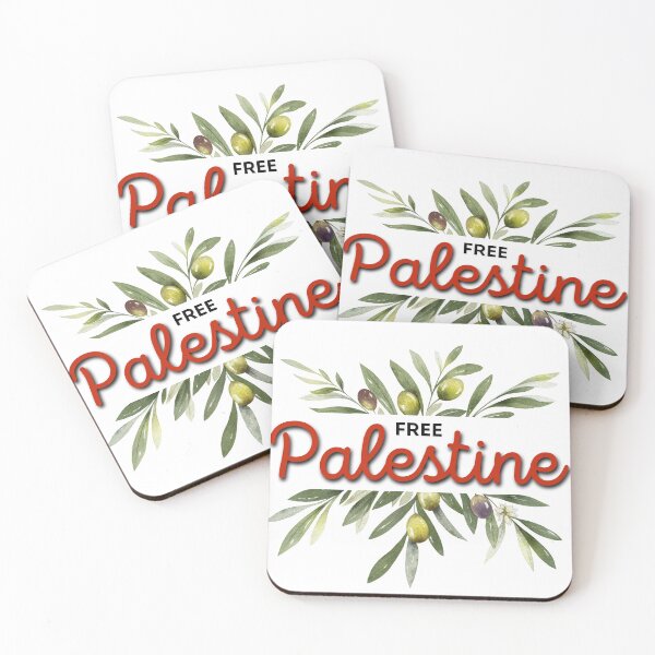 Item preview, Free Palestine with Olive Branches designed and sold by Qalam&Pixel.