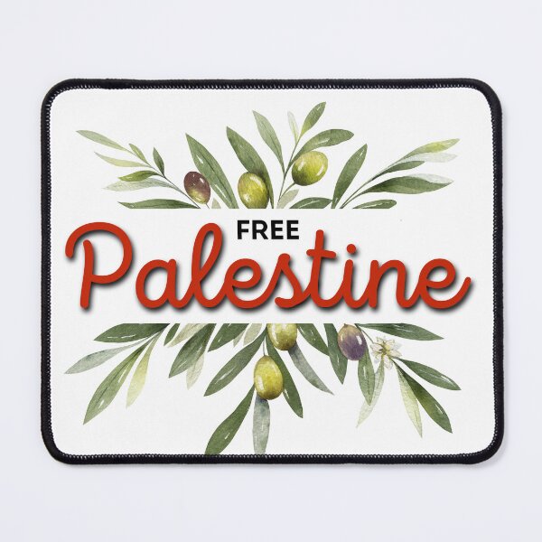 Item preview, Free Palestine with Olive Branches designed and sold by Qalam&Pixel.
