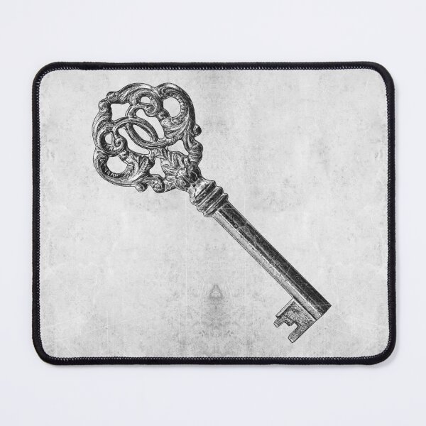Item preview, Solid Brass Skeleton Key Ornate Baroque Bow designed and sold by Ghoul Enterprises.