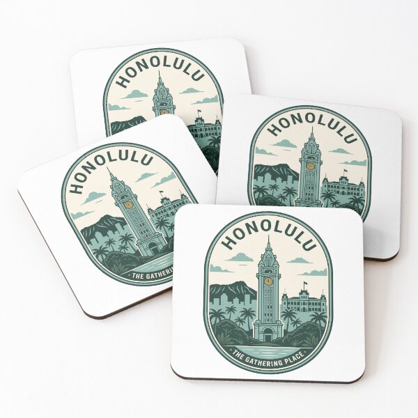 Item preview, Vintage Honolulu Hawaii Aloha Tower Travel Badge designed and sold by k3rstman1.
