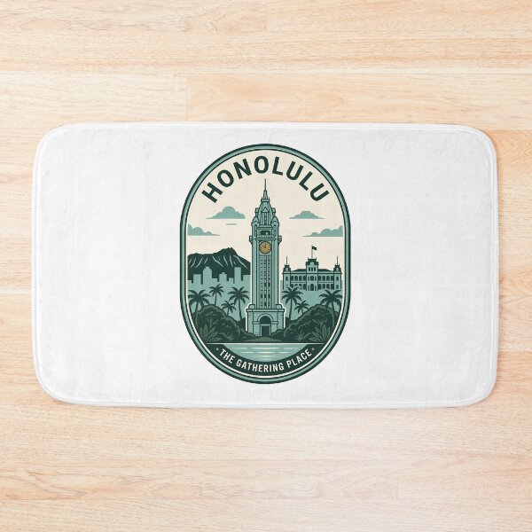 Item preview, Vintage Honolulu Hawaii Aloha Tower Travel Badge designed and sold by k3rstman1.