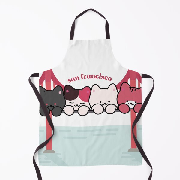Item preview, Cool San Francisco Cats Bridge Retro Design designed and sold by FilzArt.