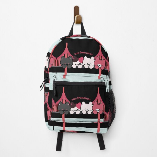 Item preview, Cool San Francisco Cats Bridge Retro Design designed and sold by FilzArt.
