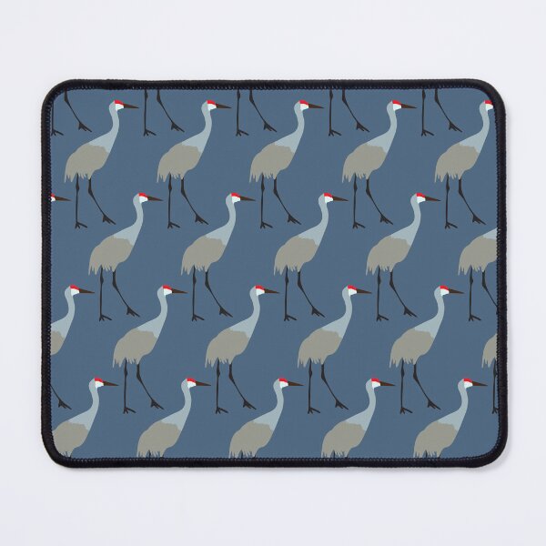 Item preview, Sandhill cranes on slate blue designed and sold by Jennifer Ladd.