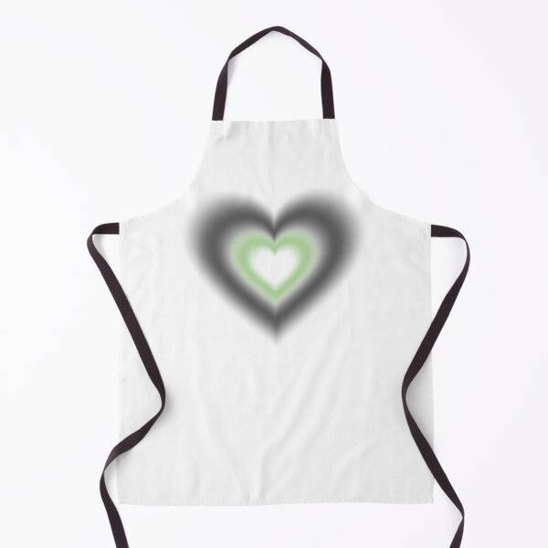 Item preview, Black and light green blurry hearts designed and sold by serenebookworm.