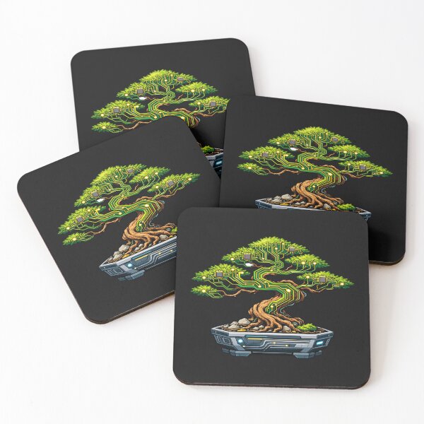 Item preview, Cybernetic Bonsai Tree Circuit Board Tech Art designed and sold by Tsugraf Designs.