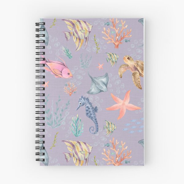 Item preview, Watercolor Ocean Life Textured Light Purple designed and sold by KSimpson838.