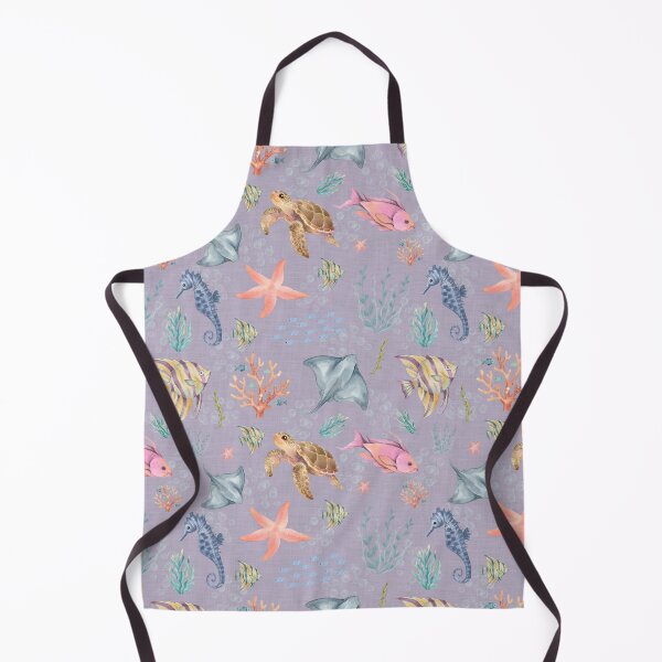 Item preview, Watercolor Ocean Life Textured Light Purple designed and sold by KSimpson838.