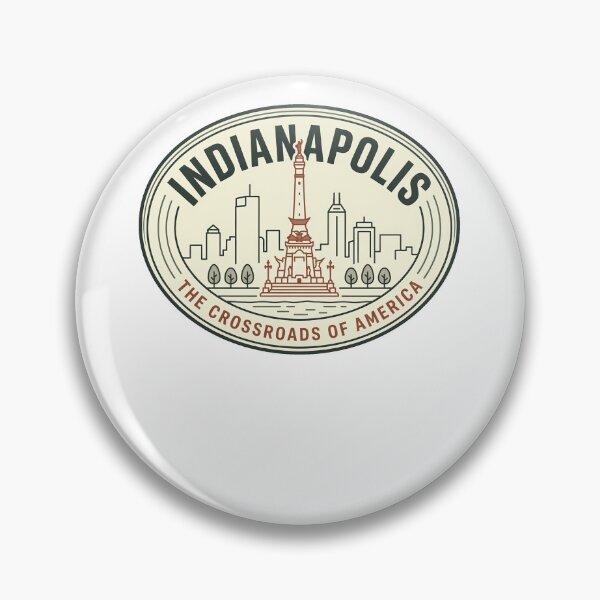 Item preview, Vintage Indianapolis Crossroads of America Skyline designed and sold by k3rstman1.