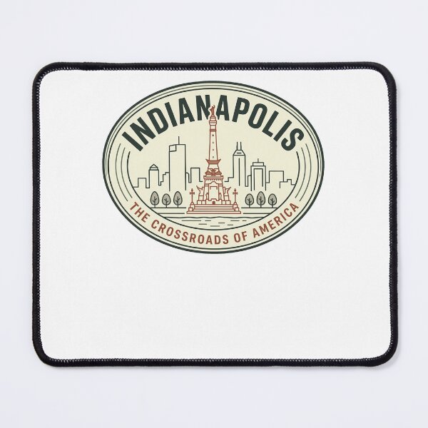 Item preview, Vintage Indianapolis Crossroads of America Skyline designed and sold by k3rstman1.