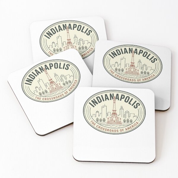 Item preview, Vintage Indianapolis Crossroads of America Skyline designed and sold by k3rstman1.