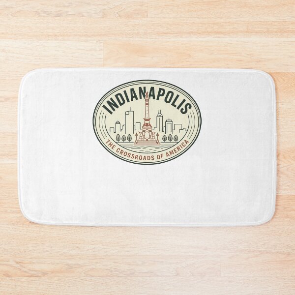 Item preview, Vintage Indianapolis Crossroads of America Skyline designed and sold by k3rstman1.