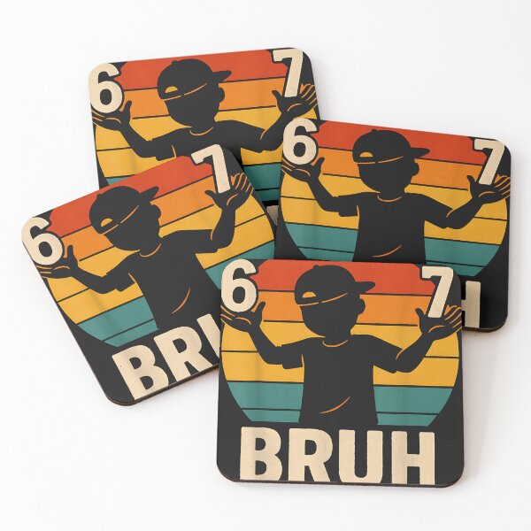 Item preview, 67 Bruh Retro Boy 6 7 Meme Kids Kindergarten Teen Funny 6 7 designed and sold by davis2014.