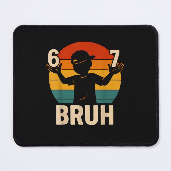 Item preview, 67 Bruh Retro Boy 6 7 Meme Kids Kindergarten Teen Funny 6 7 designed and sold by davis2014.