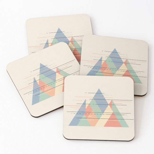 Item preview,  Minimalist Mountain with Horizontal Signal Waves designed and sold by DreamCapsules.