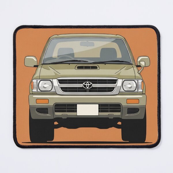 Item preview, Toyota Hilux Classic Pick-up Truck Vintage Postage Stamp Art designed and sold by Motorline44.