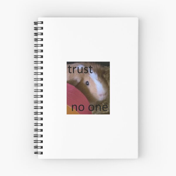Item preview, Trust No One Guinea Pig Meme designed and sold by Riot45.
